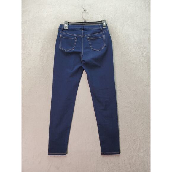 AriZona Jegging Jeans Girls Size 14 Dark‎ Blue Denim Skinny Leg Adjustable Waist - Picture 2 of 9